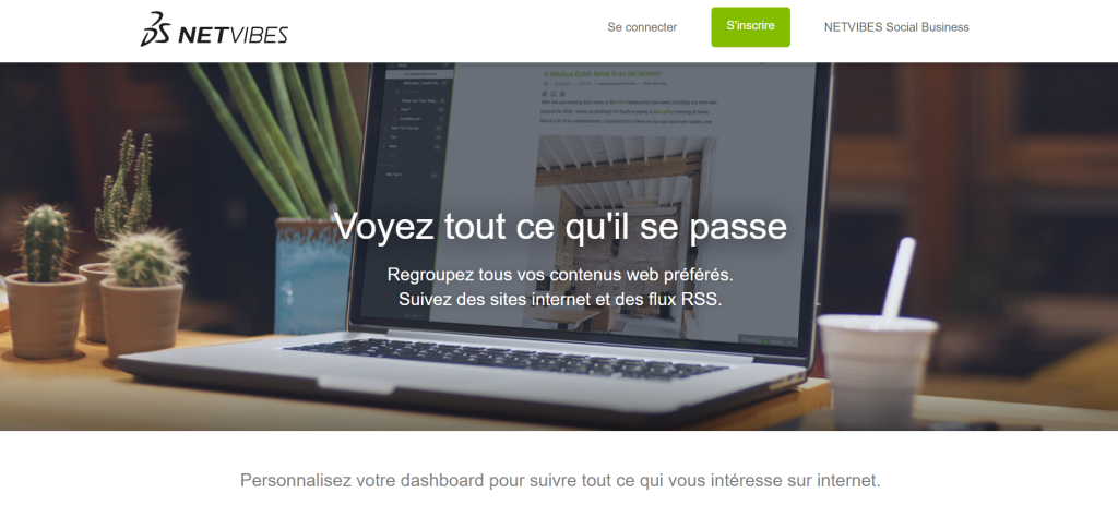 Netvibes, l'outil de veille