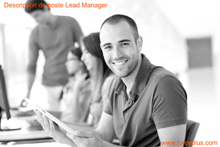 Lead Manager description de poste FORCE PLUS